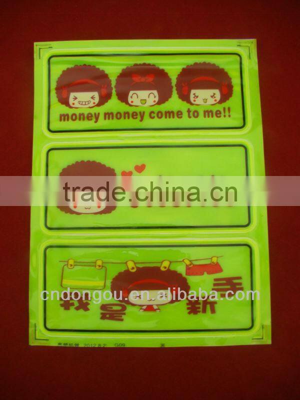 Fluorescent cartoon stickers of 3m car wrapping vinyl