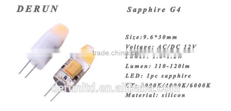 G4 Led Lamp 1W 1.2W AC12V DC12V 3000K 4000K 6000K