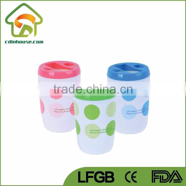 Plastic Toothbrush Holder With Suction Cup
