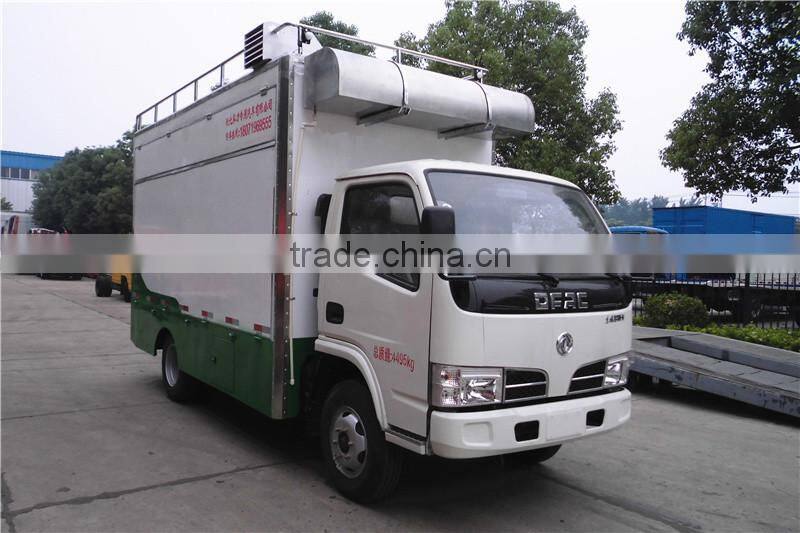 2016 hot selling fibreglass outdoor mobile snack truck