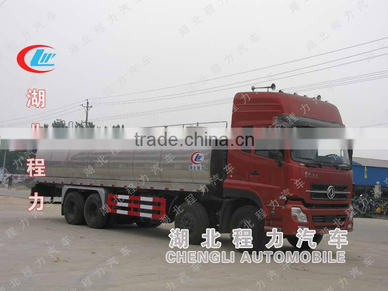 Dongfeng milk tanker truck milk transport truck stainless steel tank truck