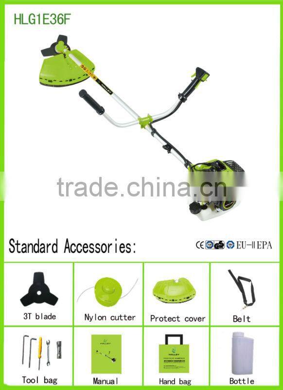 2 stroke gasoline bicycle engine brush cutter 33cc HLG1E36F-N