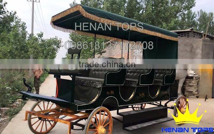 HENAN TOPS park horse carriage MC-13 for sale Tourist car