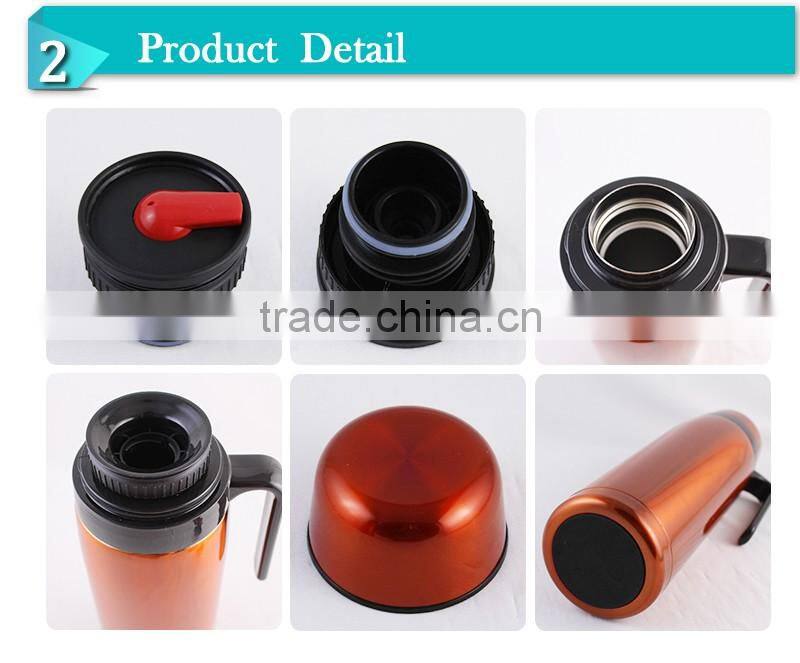 Thermos stainless stee waterl flask with differ design stopper(FSAS)