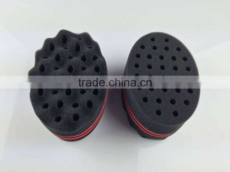 Double Sided Magic Hair Twist Sponge Dreads Twisting Locks Dreadlocks Curl Brush Sponge 46 Holes+22 Holes