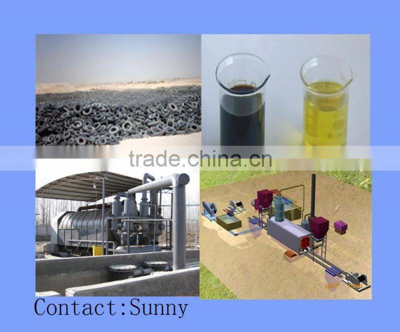 10TPD Intermittent type 90% oil output plastic recycling to oil pyrolsysis machine