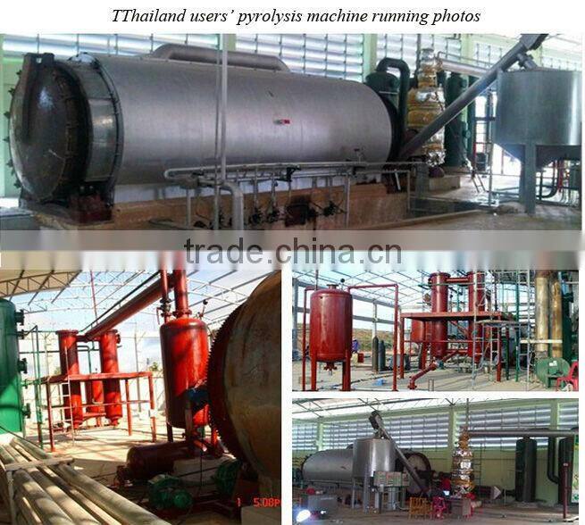 Zero Pollution ,High Oil Out And Long Service Time Pyrolysis Plant For Asia Market