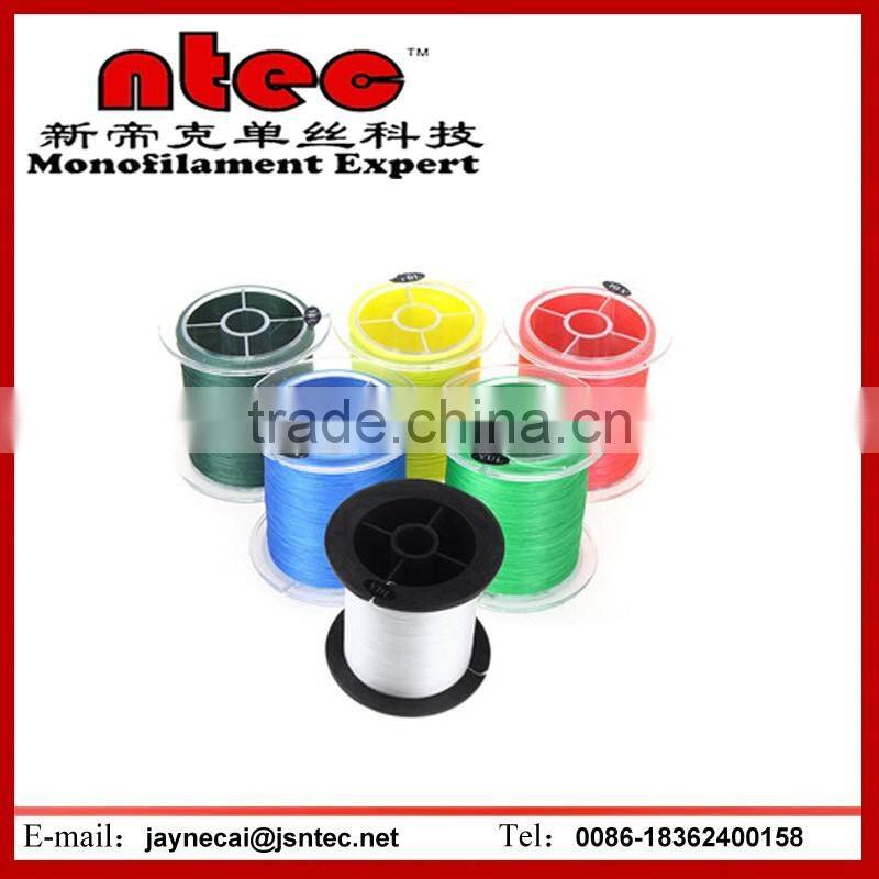 1000m per spool multi-color 0.8# 4 strand PE braided fishing line