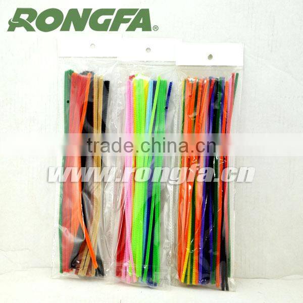 2017 rongfa 12 inch craft pipe cleaners