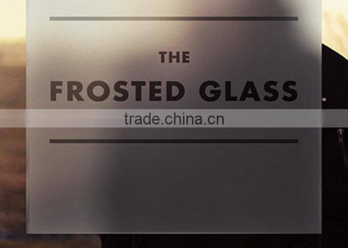 Hotel/Building Construction Tempered Laminated Frosted Glass Railings