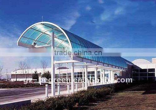 High quality multi colors twin wall polycarbonate hollow sheet for sale