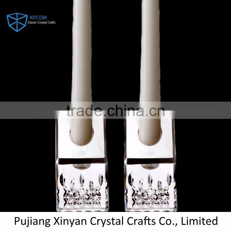 Best selling simple design crystal glass globe candle holder with good offer