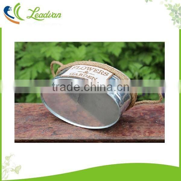 decorative garden metal plant pots indoor