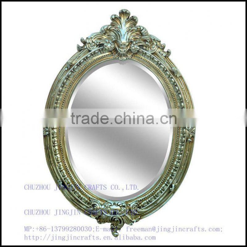 home decoration heart framed antique wall hanging mirror
