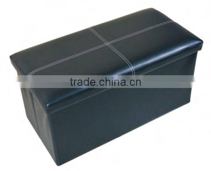 Wholesale High Quality PVC Foldable Storage Ottoman