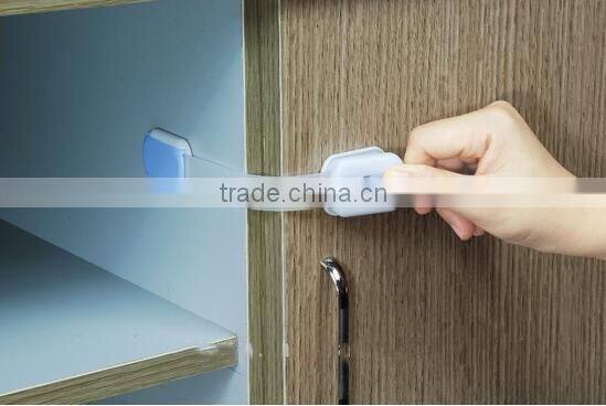 J162-2 Hot Sale High Quality Kids Safty Adjustable Drawer Latch Door Baby Lock Baay Protection Accessories