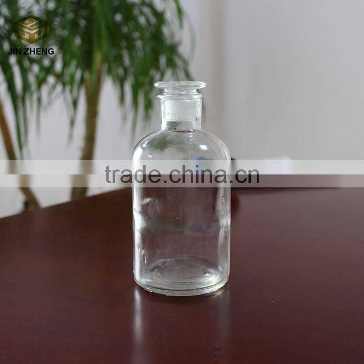 Wholesale narrow mouth clear glass reagent bottle 500ml cheap