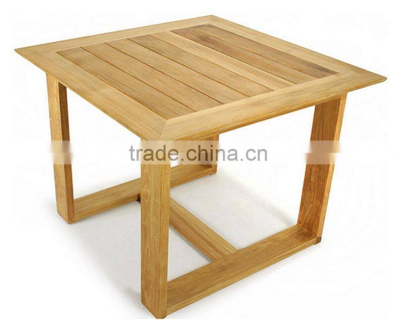2015 Simple design malaysia outdoor solid wood furniture dining set