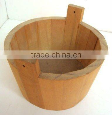 wholesale special simple wooden water bucket