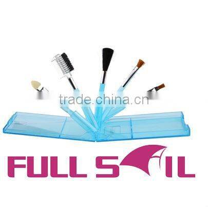 New avvival 5 pcs cosmetic brush set with display plastic case