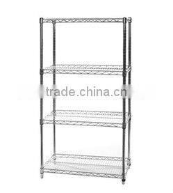 rust proof 4 shelf chrome metal units