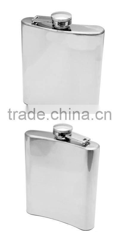 High quality stainless steel pocket wine flask