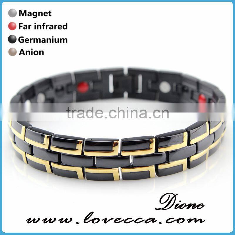 2017 health power energy germanium bio magnetic bracelet for men