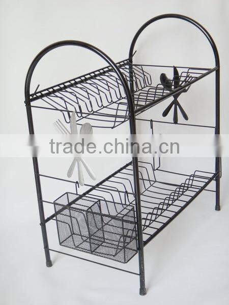Multifunction Large Capacity Flatware bowl& Dish display holder cabinet dish rack or dish drainer