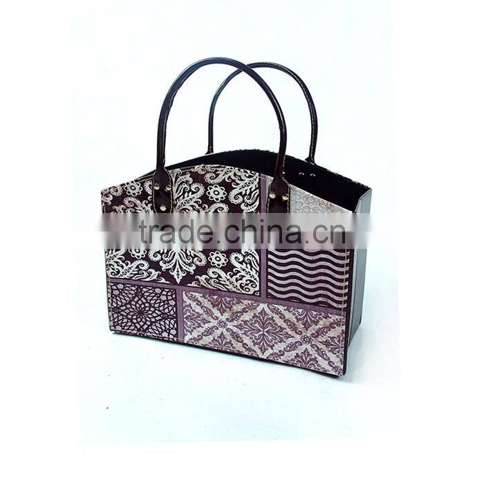 Foldable Leatherette Organizer Storage Basket Magazine And Newspaper Holder Bin