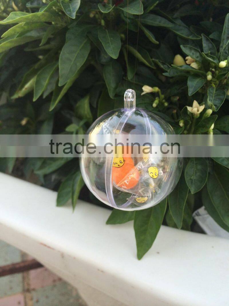 Plastic decorating ball