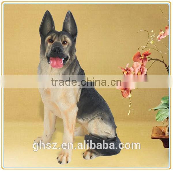 Customized garden decoration life like poly stone white sheep statue supplier