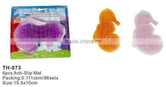 Non slip star shape bathroom mat sets