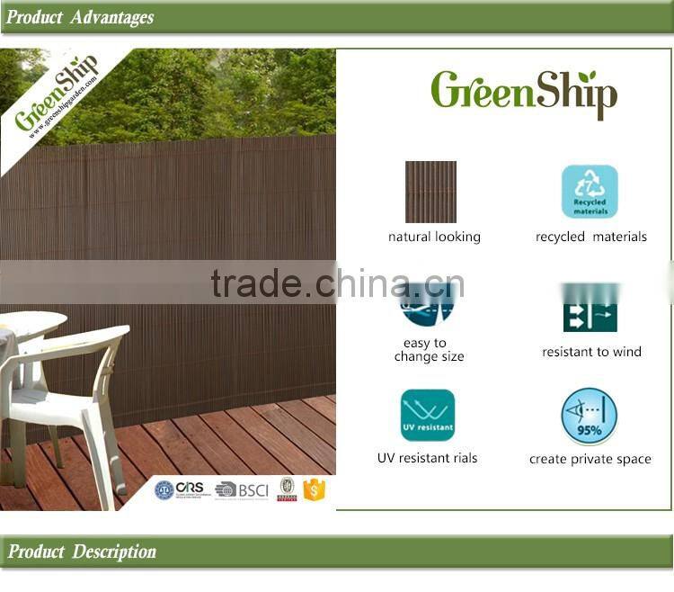 UV protective Artificial bamboo fence _ GreenShip