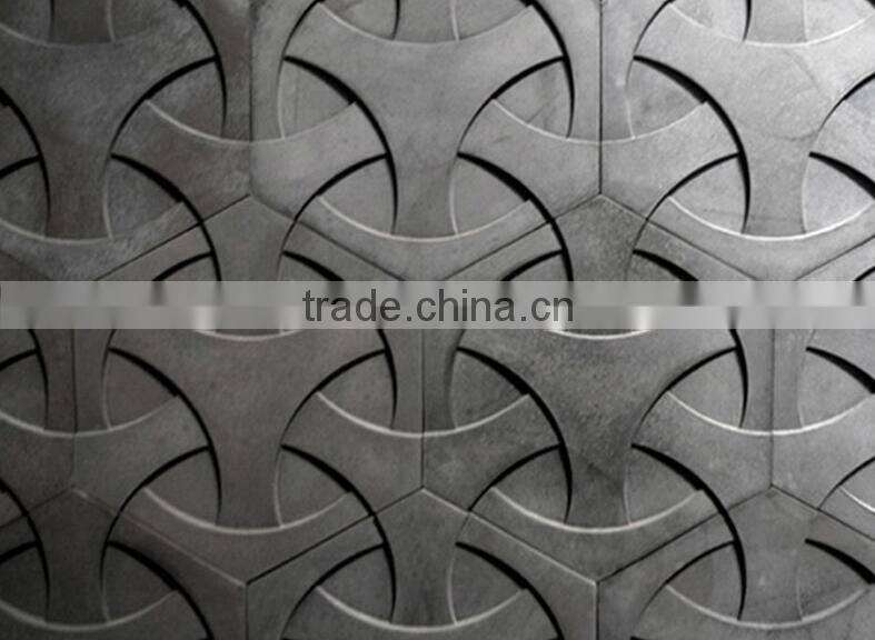 Dark Grey Tiles Rectangle Concrete Wall tiles