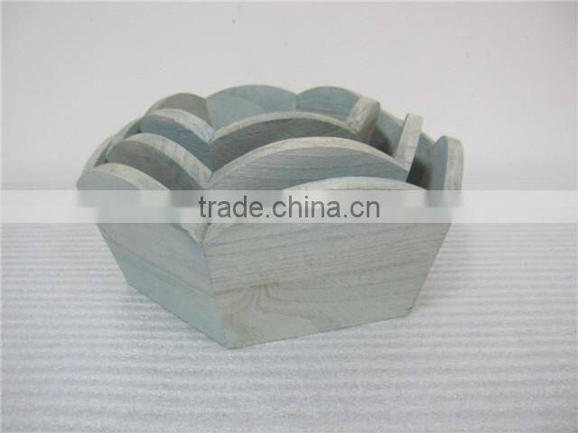 gift wood wooden corner flower pots