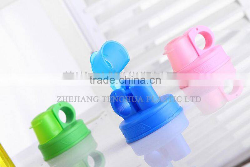 Pink Lid Plastic Baby Bottle Eco-friendly clear Baby Bottle with Straw