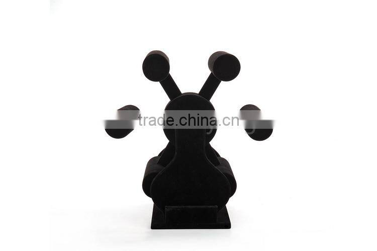 High quality velvet covered Splittable multifuction rotating display stand for bracelet