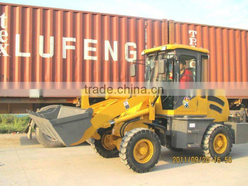 ZL10 mini wheel loader 4WD with CE