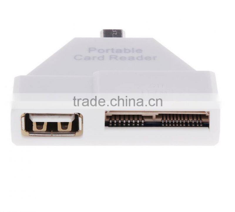 OTG card reader with SD/TF card slot