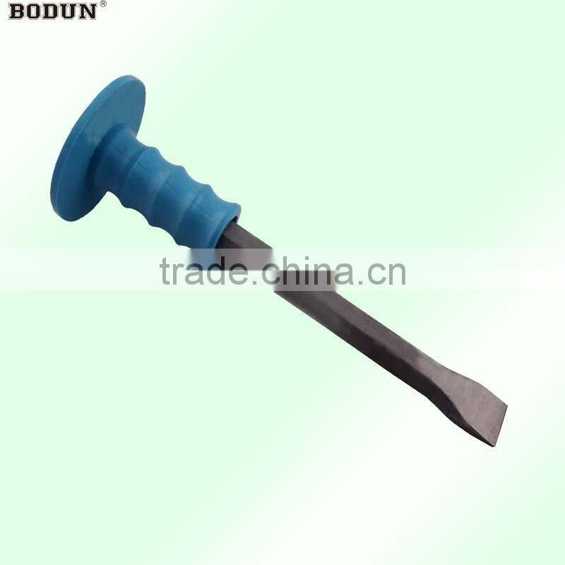 H6001 Cold stone chisel with yellow rubber grip
