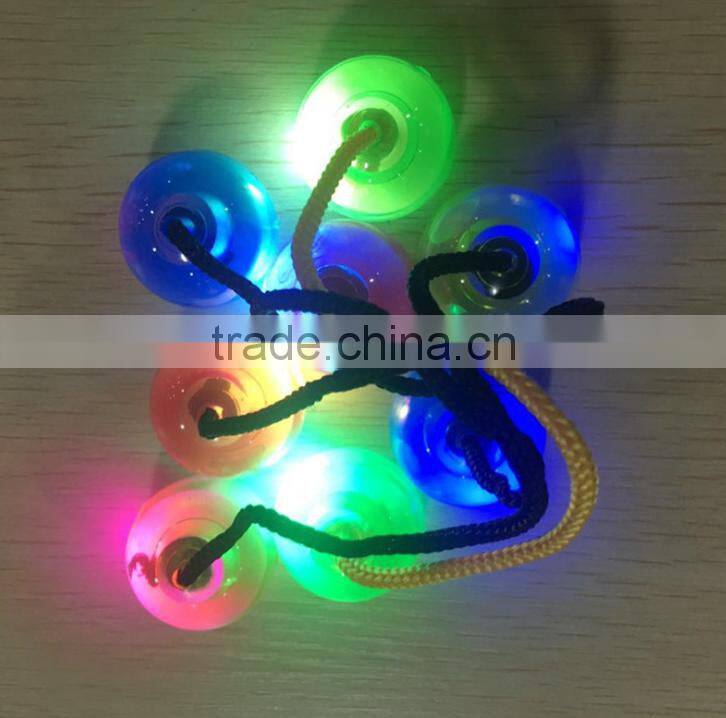 2017 New Fidget Balls Finger Rotating Toys LED YO YO Toy for Adult Kids