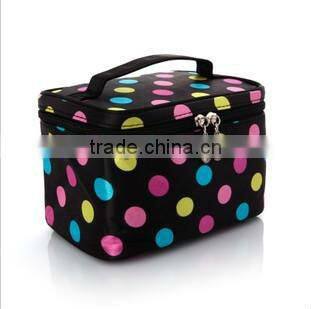 2013 fashion pot cosmetic bag for girls with polyester