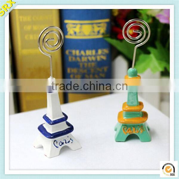 Fahion MINI TOWER photo Memo clip holder/OEM memo clip holder/OEM plastic memo clip supplier