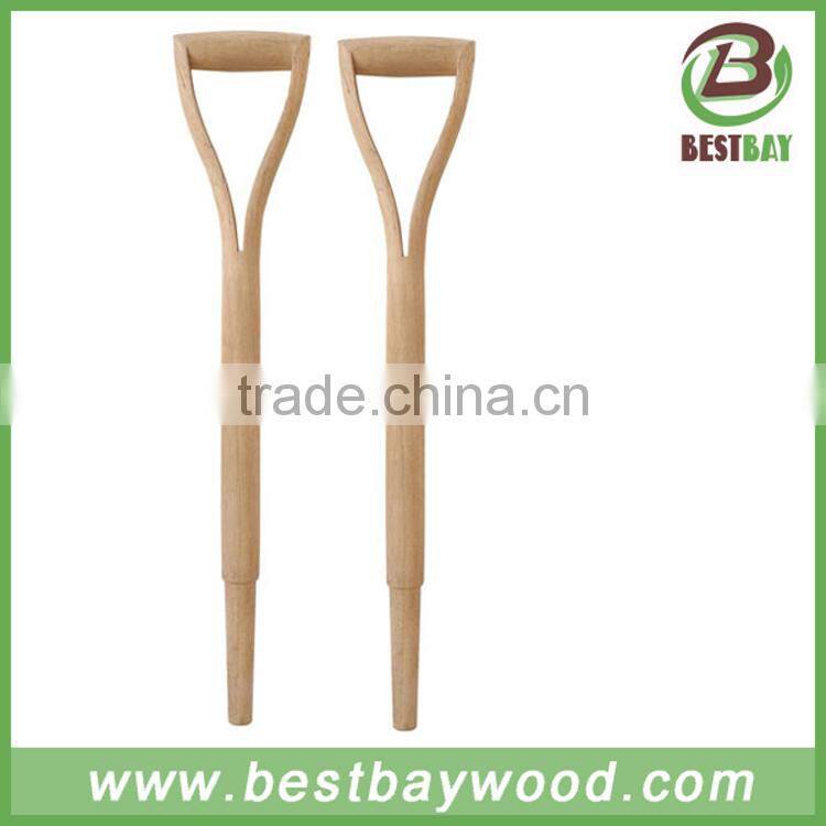 D short shovel handle/wooden hoe handle/wooden handle snow brush