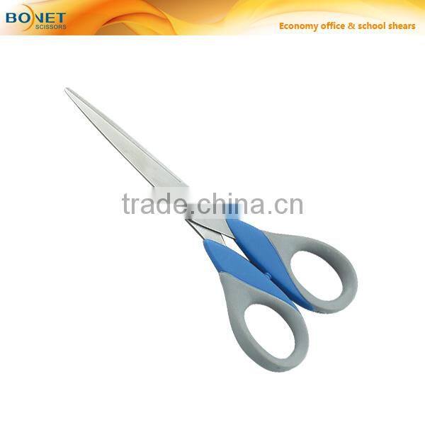 S61003 6" Soft Grip New office stationery abs handle scissors