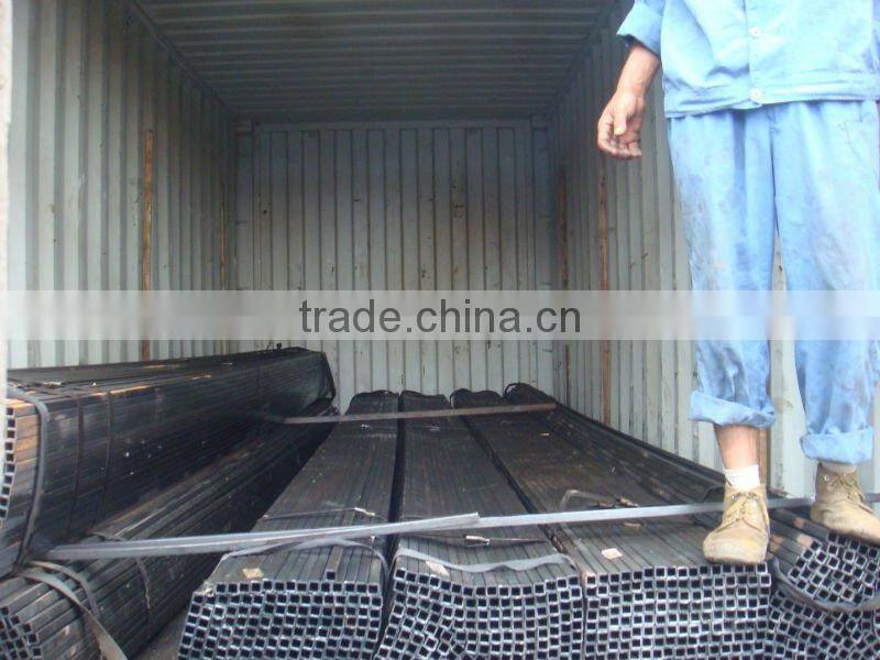 75x75 galvanized square steel pipe hollow section pipe from China factory