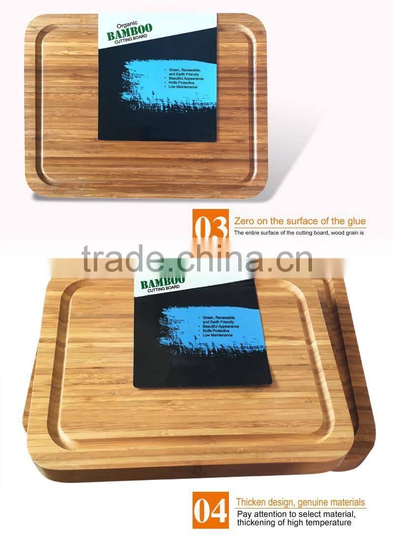 Manufacturers selling new bamboo cutting board with launder environmental anvil dishes in the kitchen