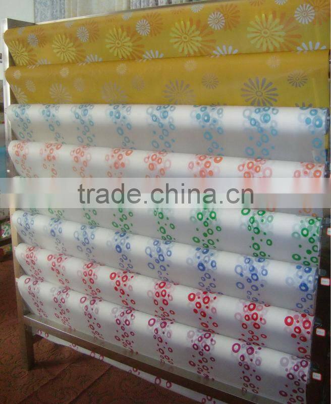 2016 plastic Printed Table cover & Shower curtain Design, Direct factory/Manufactory supply/industrial