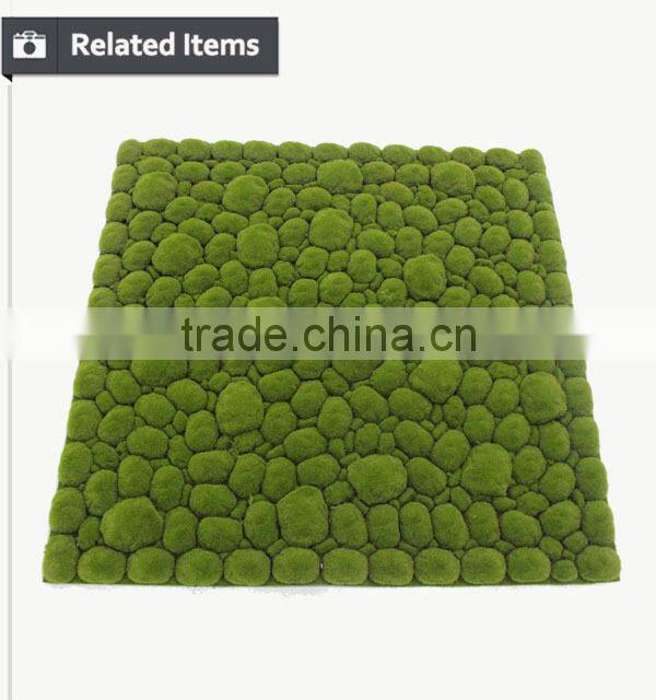 Hot sale artificial moss carpet gardening products wholesale door mat