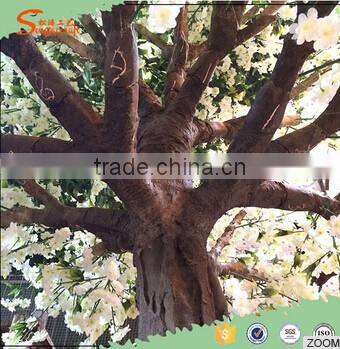 2016 hot style decoration wedding White Artificial Cherry Blossom Tree for sale